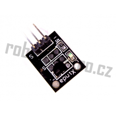 DS18B20 - teplotní čidlo, digitální, na DPS s konektorem